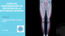 CURSO DE PROFUNDIZACIÓN EN LA ORTOPEDIA DE LA EXTREMIDAD INFERIOR - opción online grabado-